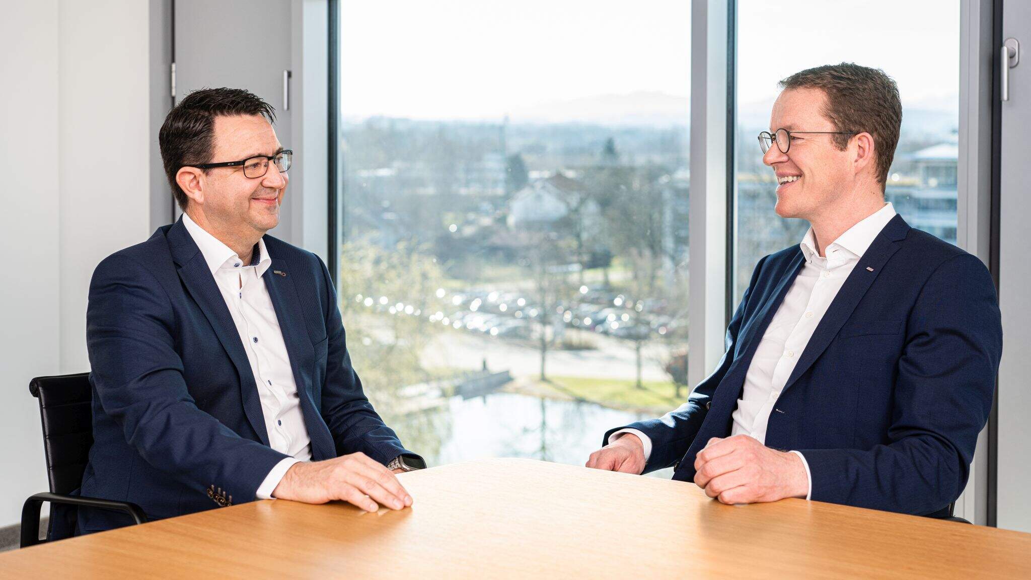 Stefan Hohm, CDO et Burkhard Eling, CEO de DACHSER Stefan Hohm, CDO et Burkhard Eling, CEO de DACHSER