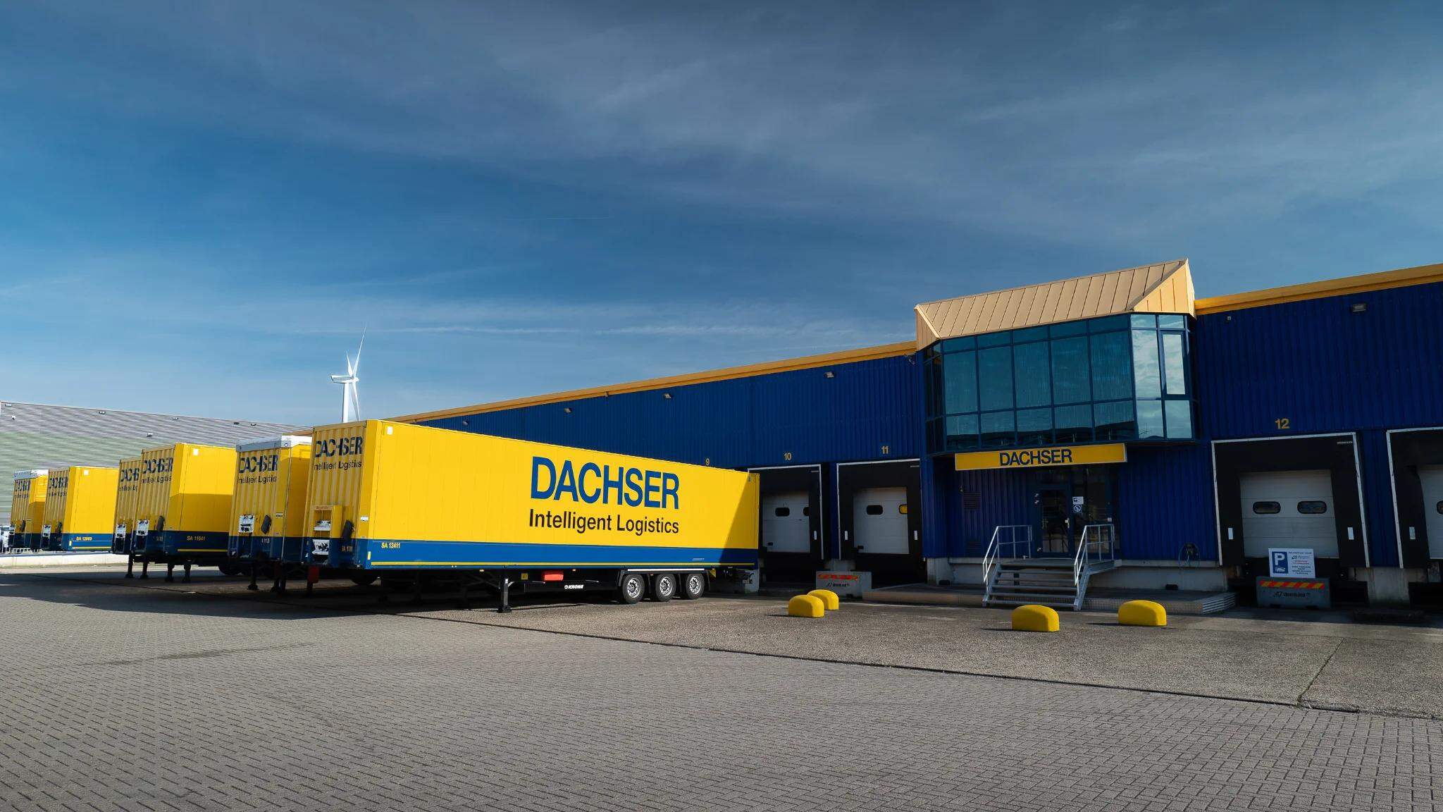 Station de fret conteneuris&eacute; (CFS) DACHSER &agrave; Waddinxveen, pr&egrave;s de Rotterdam.